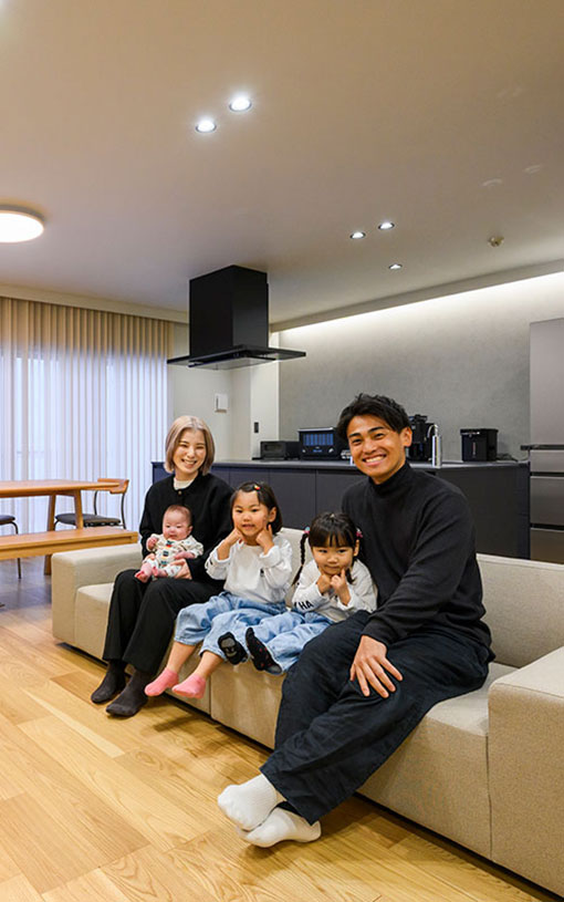 祖父から受け継いだ子供がのびのび過ごせる家